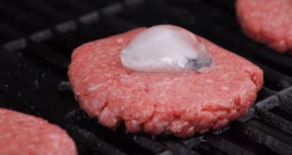 Always Place An Ice Cube On A Burger When Grilling