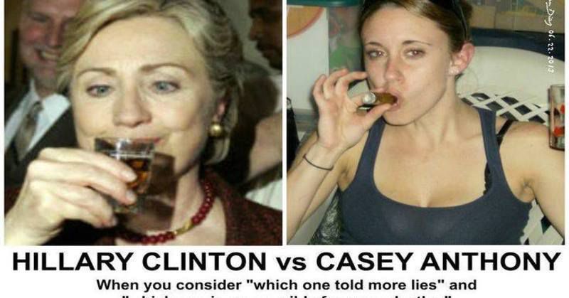 meme compares hillary clinton and casey anthony 4d80ffa207e49356eeac8f69a67ad9cbabeb3851af0becbbe36a9f382f07e28b_large meme compares hillary clinton and casey anthony,Casey Anthony Memes
