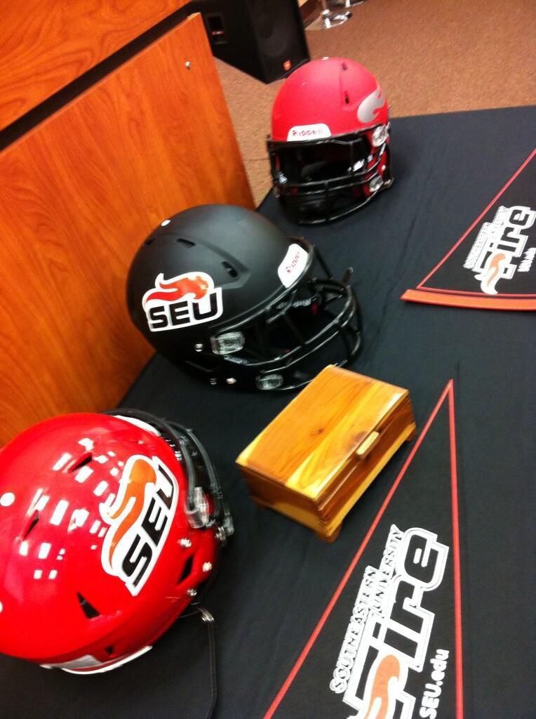 & safety fire a-1 football helmets. Southeastern University new