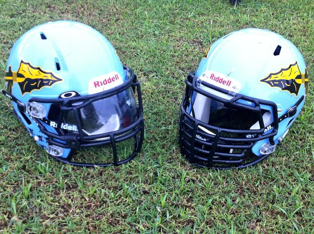 Chiefland High School (FL) new football helmets.