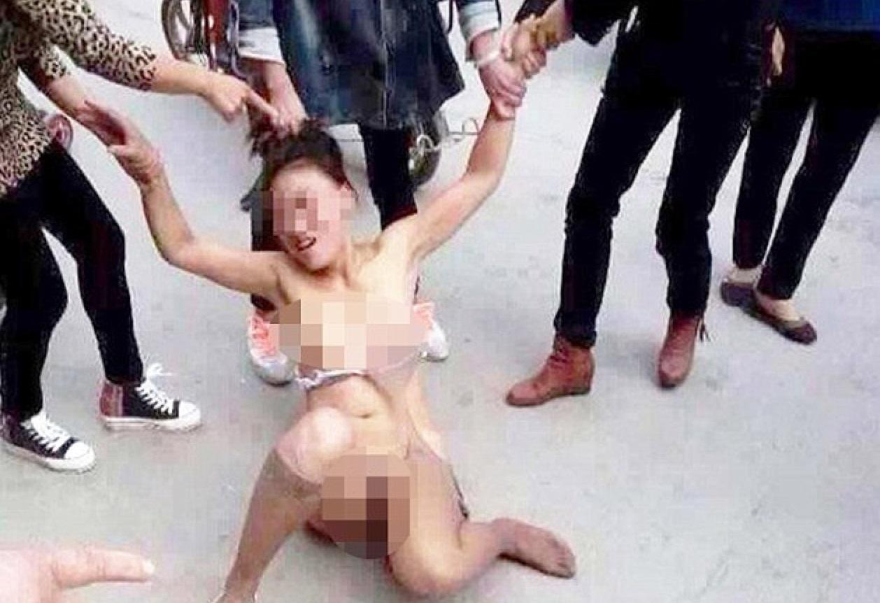 Chinese Mistress Stripped Naked